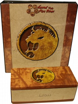 Legend of the Five Rings [L5R] CCG: Three-Ring Binder and Card Storage Box [Lion Clan]