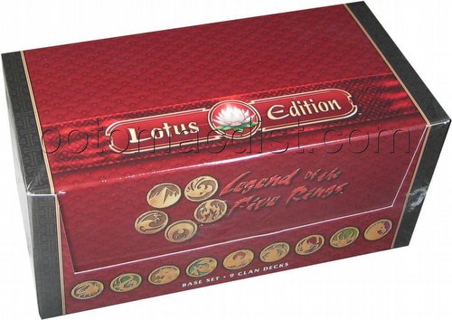 Legend of the Five Rings [L5R] CCG: Lotus Edition Starter Deck Box