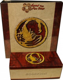 Legend of the Five Rings [L5R] CCG: Three-Ring Binder and Card Storage Box [Scorpion Clan]