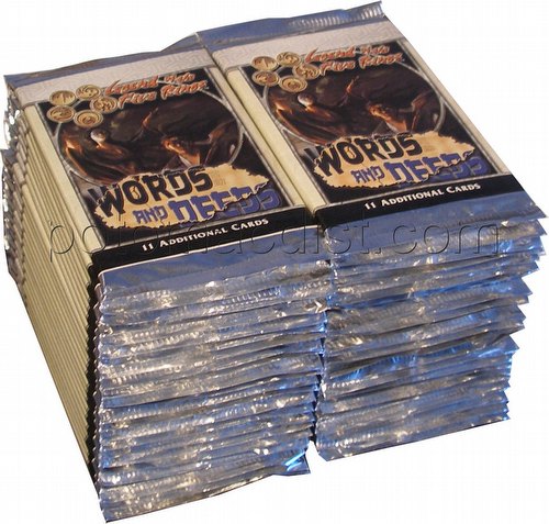 Legend of the Five Rings [L5R] CCG: Words and Deeds Booster Pack Lot [48 Packs]