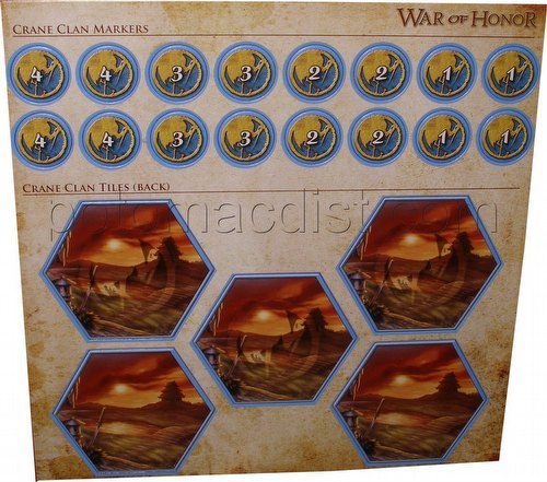 Legend of the Five Rings [L5R] CCG: War of Honor Crane Clan Tiles and Markers