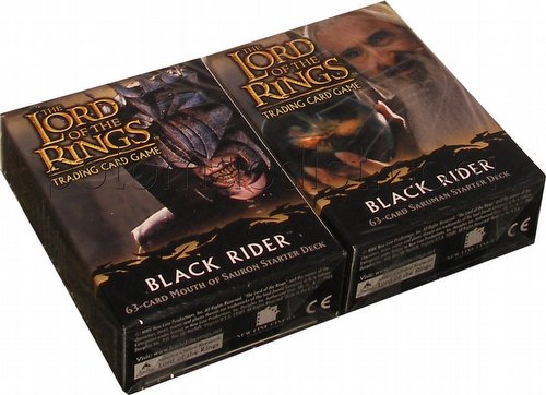 Lord of the Rings Trading Card Game: Black Rider Starter Deck Set [2 decks]