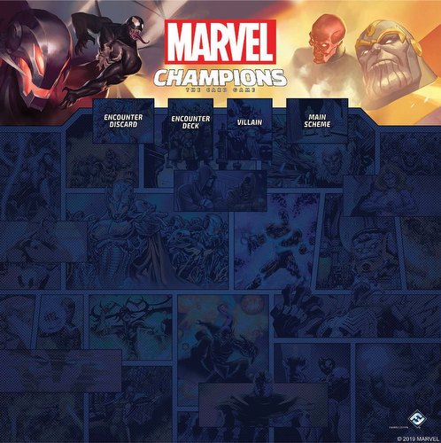 Marvel Champions Living Card Game: 1-4 Player Game Mat