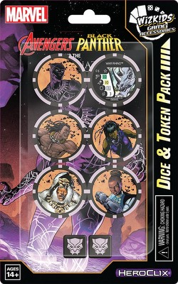 HeroClix: Marvel Secret Wars - Black Panther & The Illuminati Dice & Token Pack