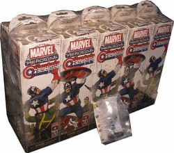 HeroClix: Marvel Captain America Booster Brick [10 boosters]