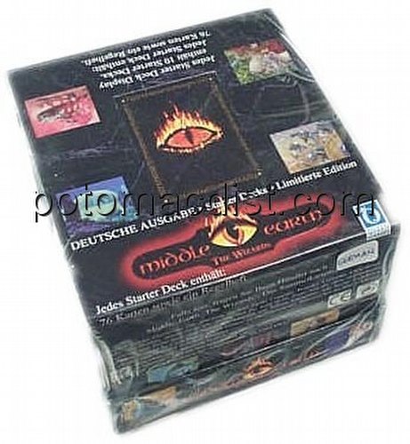 Middle Earth Collectible Card Game [CCG]: The Wizards Starter Deck Box [Limited/German]