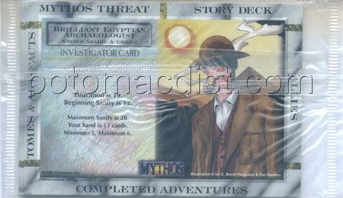 Mythos Collectible Card Game [CCG]: 9-Card Investigator Pack