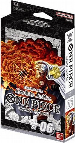 One Piece TCG: Navy Absolute Justice Starter Deck Box [ST-06]