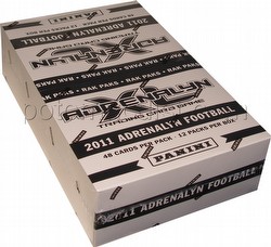2011 Panini Adrenalyn XL Trading Card Game Football Rack Pack Box