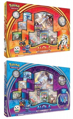 Pokemon TCG: Alola Collection Set [1 Solgaleo box & 1 Lunala box]
