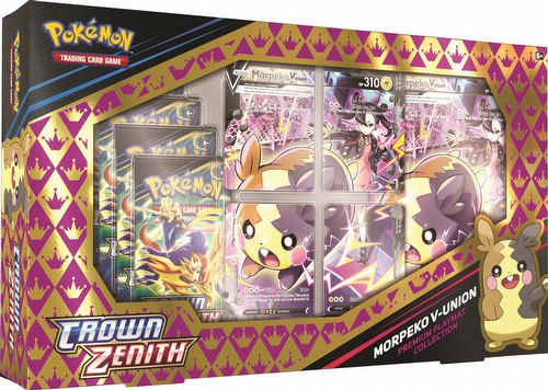 Pokemon TCG: Crown Zenith Morpeko V-Union Premium Playmat Collection Case [6 boxes]
