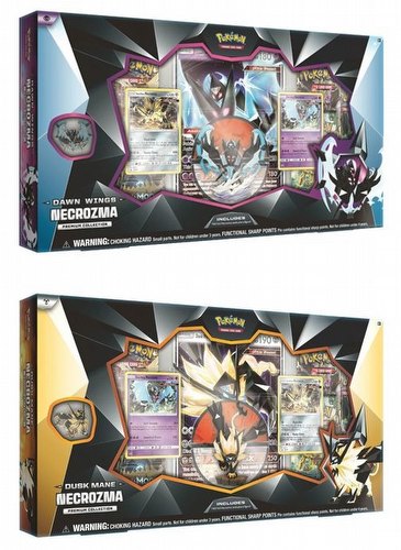 Pokemon TCG: Dusk Mane Necrozma/Dawn Wings Necrozma Premium Collection Set [1 of each box]