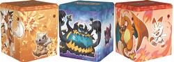 Pokemon TCG: Fighting Fire Darkness Stacking Tin Set [3 tins/1 of each]