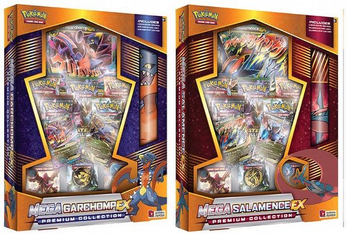 Pokemon TCG: Mega Garchomp-EX and Mega Salamence-EX Premium Collection Set [1 box of each]
