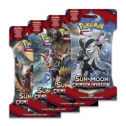 Pokemon TCG: Sun & Moon Crimson Invasion Booster Case [Sleeved/144 packs]
