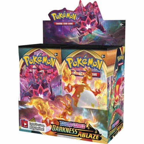 Pokemon TCG: Sword & Shield Darkness Ablaze Booster Box Case [6 boxes]
