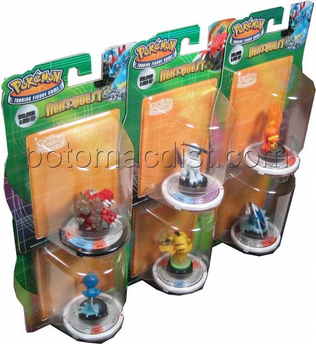 Pokemon Trading Figure Game [TFG]: Next Quest 1-Figure Booster Pack Set [6 boosters/1 of each]
