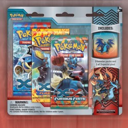 Pokemon TCG:  XY Mega-Evolution Collector Pin 3-Pack Case [24 packs]