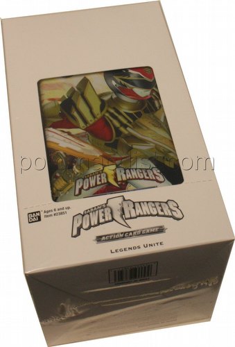 Power Rangers Action Card Game: Legends Unite Blister Booster Box