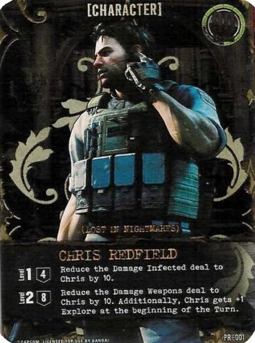 Resident Evil: Deck Building Game Chris Redfield Promo Card [PR001]
