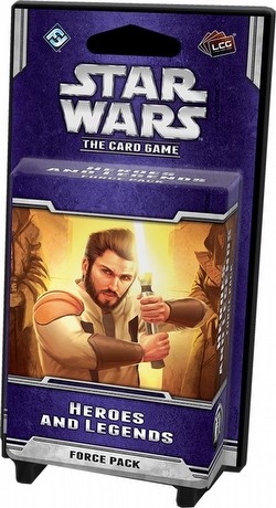 Star Wars The Card Game: Echoes of the Force Cycle - Heroes and Legends Force Pack Box [6 packs]