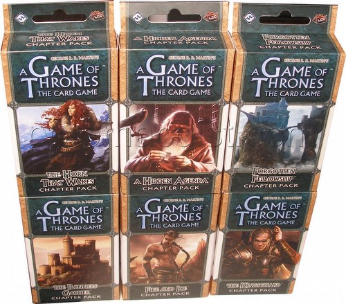 A Game of Thrones: Kingsroad Chapter Pack Set [6 packs/1 of each]