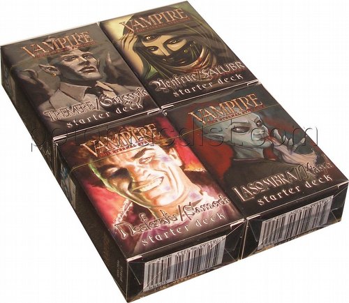 Vampire: The Eternal Struggle CCG Heirs to the Blood Starter Deck Set [4 decks]