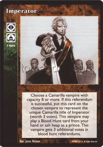 Vampire: The Eternal Struggle CCG Imperator Promo Card