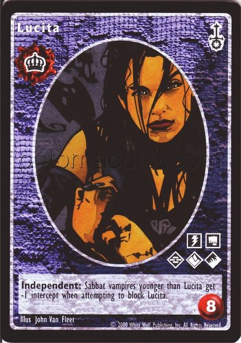 Vampire: The Eternal Struggle CCG Lucita Card