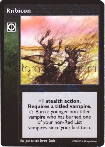 Vampire: The Eternal Struggle CCG Rubicon Promo Card