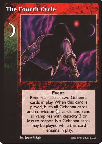 Vampire: The Eternal Struggle CCG The Fourth Cycle Promo Card