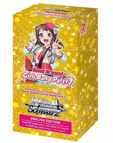 Weiss Schwarz (WeiB Schwarz): Bang Dream Girls Band Party Premium Booster Case [English/10 boxes]