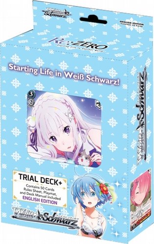 Weiss Schwarz (WeiB Schwarz): Re: Zero - Starting Life in Another World Trial Deck+ [English]