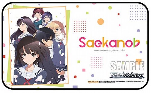 Weiss Schwarz (WeiB Schwarz): Saekano: How to Raise a Boring Girlfriend. flat Play Mat