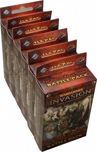 Warhammer Invasion LCG: The Enemy Cycle - Fall of Karak Grimaz Battle Pack Box [6 Packs]