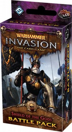Warhammer Invasion LCG: The Bloodquest Cycle - Shield of the Gods Battle Pack Box [6 packs]