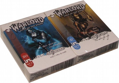 Warlord CCG: 4th Edition Exp. #4 City of Gold - Mummy/Storm Awakens Adventure Path Sets(#20/#21)