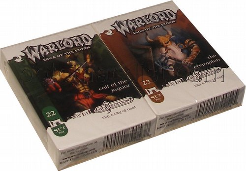 Warlord CCG: 4th Edition Exp. #4 City of Gold - Champion/Jaguar Adventure Path Sets (#22/#23)