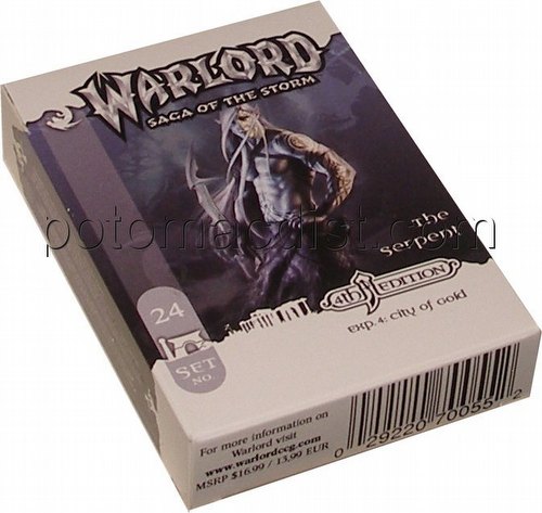 Warlord CCG: 4th Edition Exp. #4 City of Gold - The Serpent Adventure Path Set (#24)