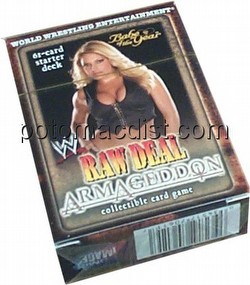 Raw Deal CCG: Armageddon Babe of the Year (Trish Stratus) Starter Deck