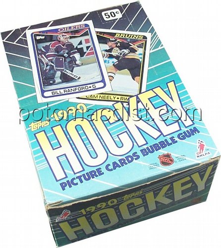 90/91 1990/1991 Topps Hockey Cards Box