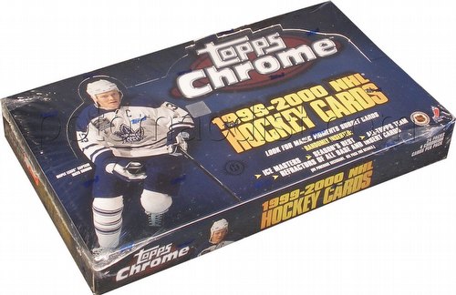 1999/2000 Topps Chrome Hockey Cards Box [Hobby]