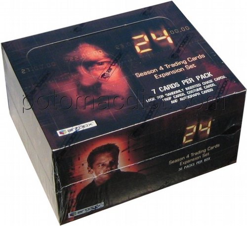 Twenty-Four 24 TV Show Season 4 Expansion Set Trading Cards Box
