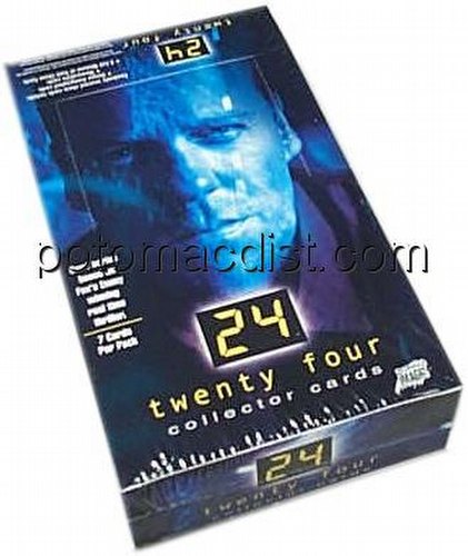 Twenty-Four 24 TV Show Seasons 1 & 2 Trading Cards Box