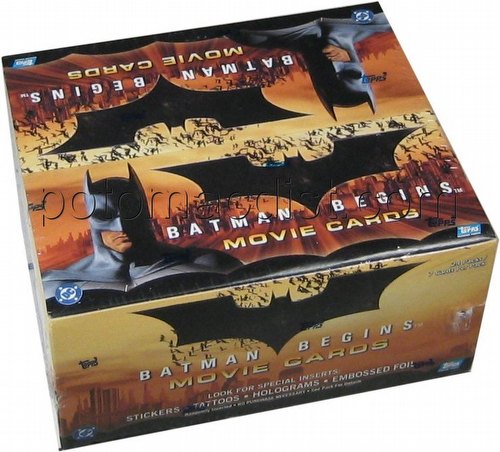 Batman Begins Trading Card Box [Topps/Retail]