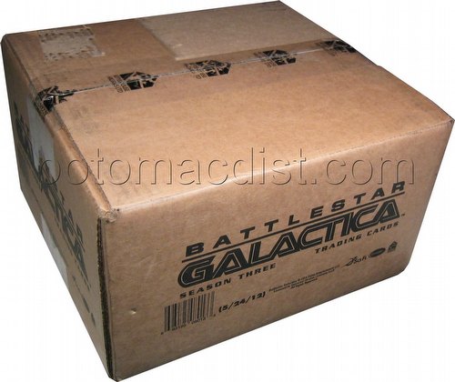 Battlestar Galactica Season 3 Trading Cards Box Case [12 boxes]