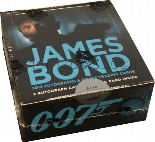 James Bond 2013 Autographs and Relics Trading Cards Box