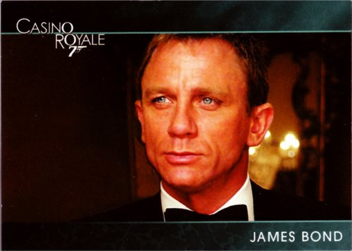 James Bond 007 Casino Royale Preview Trading Card Set [9 cards + costume card]