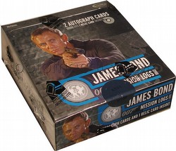 James Bond Mission Logs Trading Cards Box
