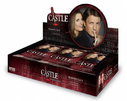 Castle Seasons 3 & 4 Trading Cards Box Case [12 boxes]